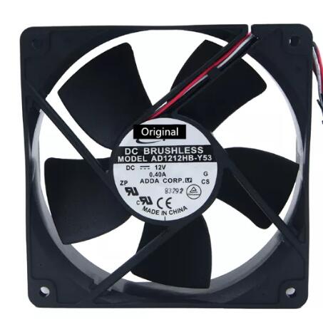 Original ADDA AD1212HB-Y53 Cooling Fan 12V 0.45A 5.4W 4wires AD1212HB-Y53 Fans